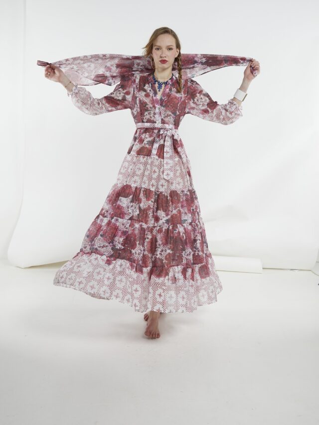 Sofia Kleid inkl. Schärpe